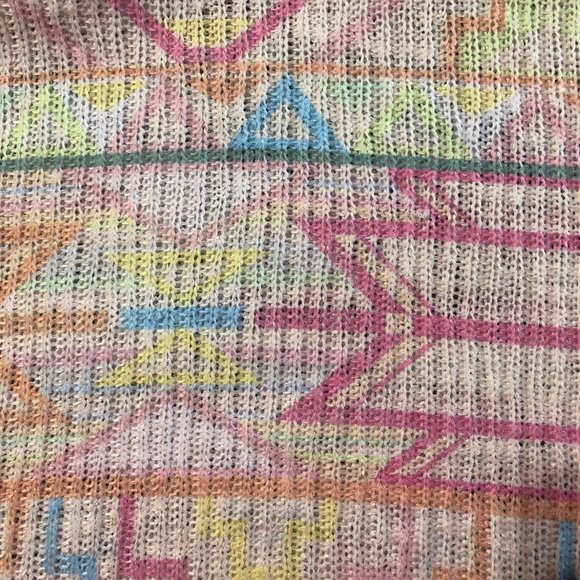 Maurices Crocheted Racerbank Azteck Print Tank - Picture 4 of 9